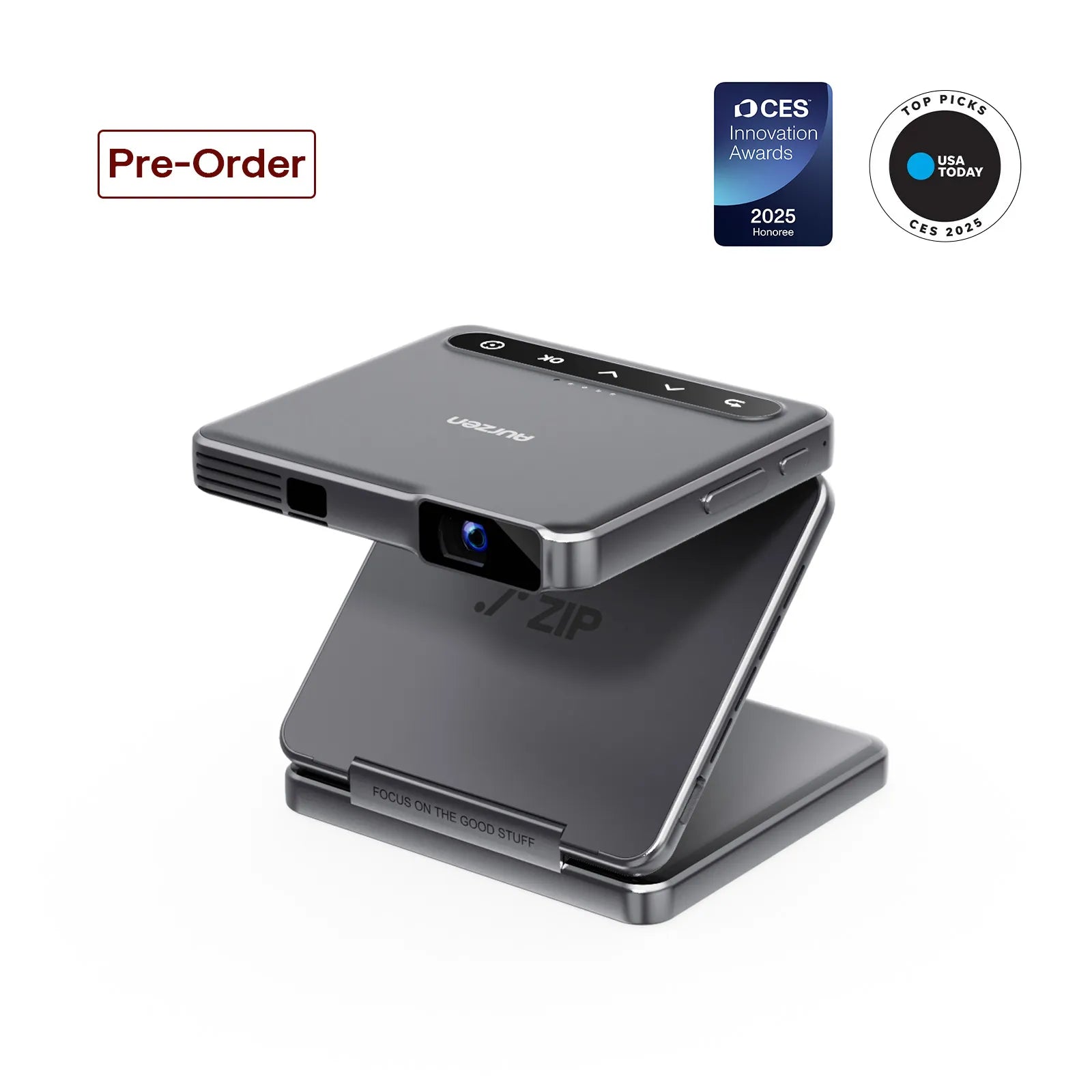 Aurzen ZIP Tri-Fold Projector | Cinema-Quality Projection and Pocket ...