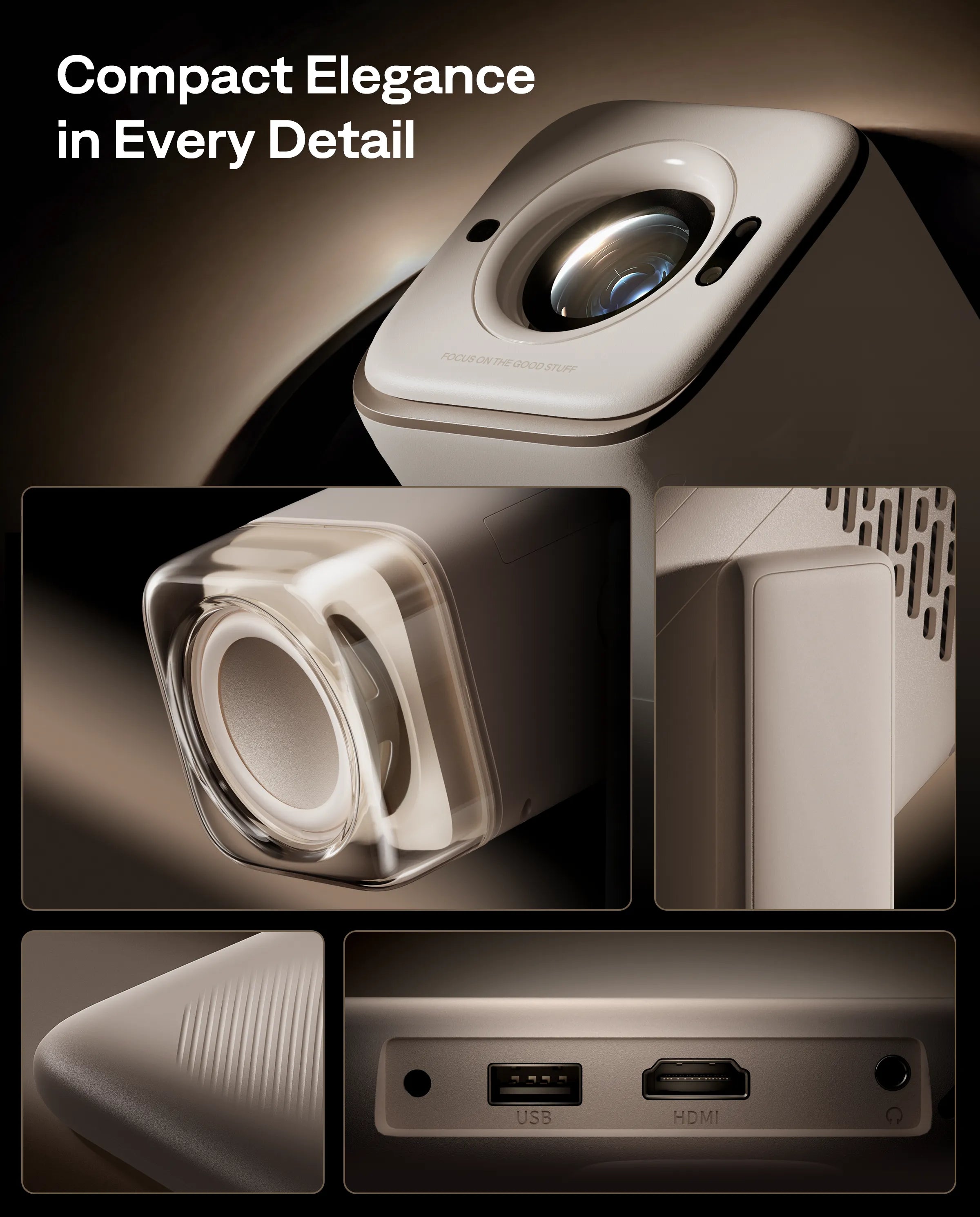 Aurzen BOOM air Smart Projector with Google TV
