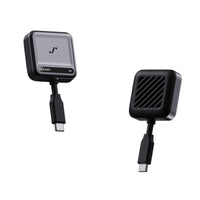 Aurzen CastPlay Pro USB-C wireless adapter angled view with compact design