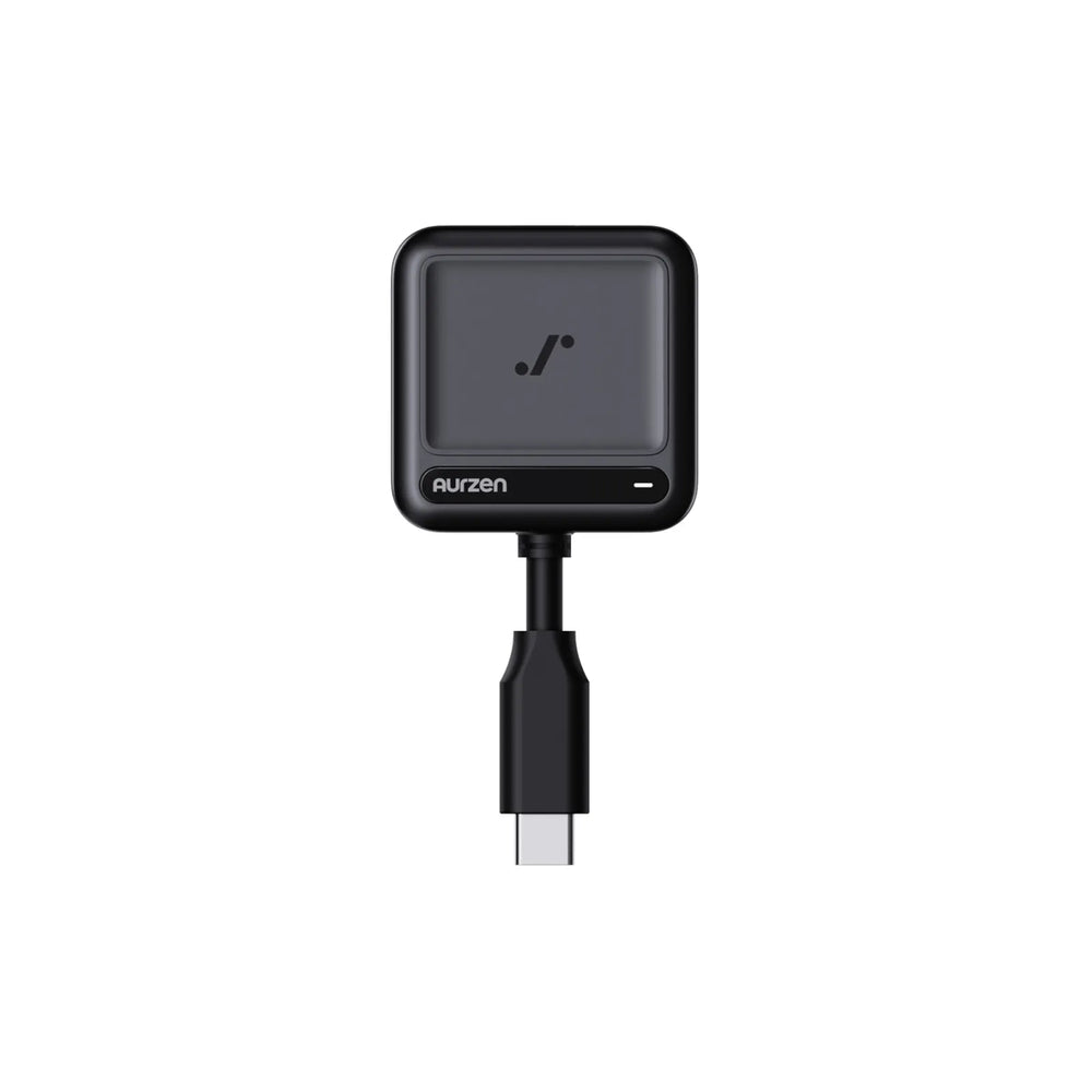 Aurzen CastPlay Pro USB-C wireless adapter for ZIP projector, front view