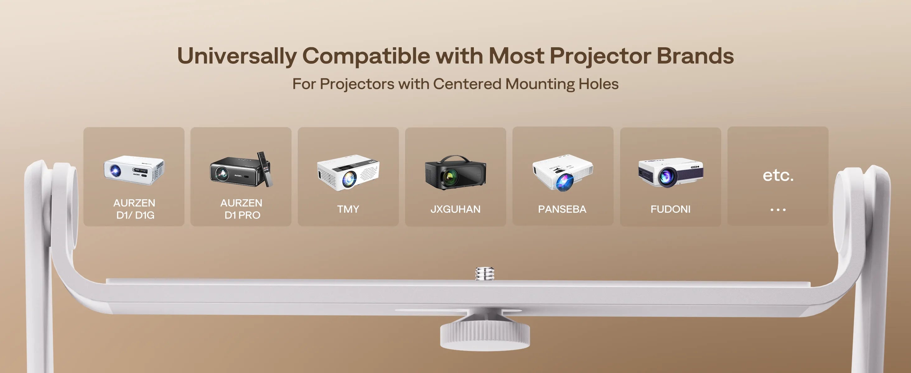 Universal Aurzen projector stand compatible with Aurzen, TMY, Panseba, Fudoni projectors