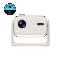 Aurzen BOOM mini Off-White Smart Projector with Google TV 