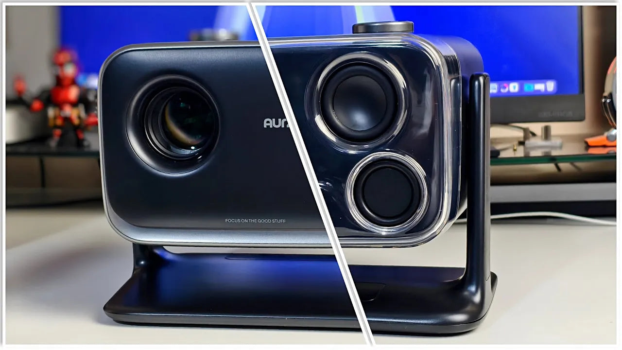 Aurzen Boom mini - Google TV Home Cinema Projector - Massive 200" PS5 Games