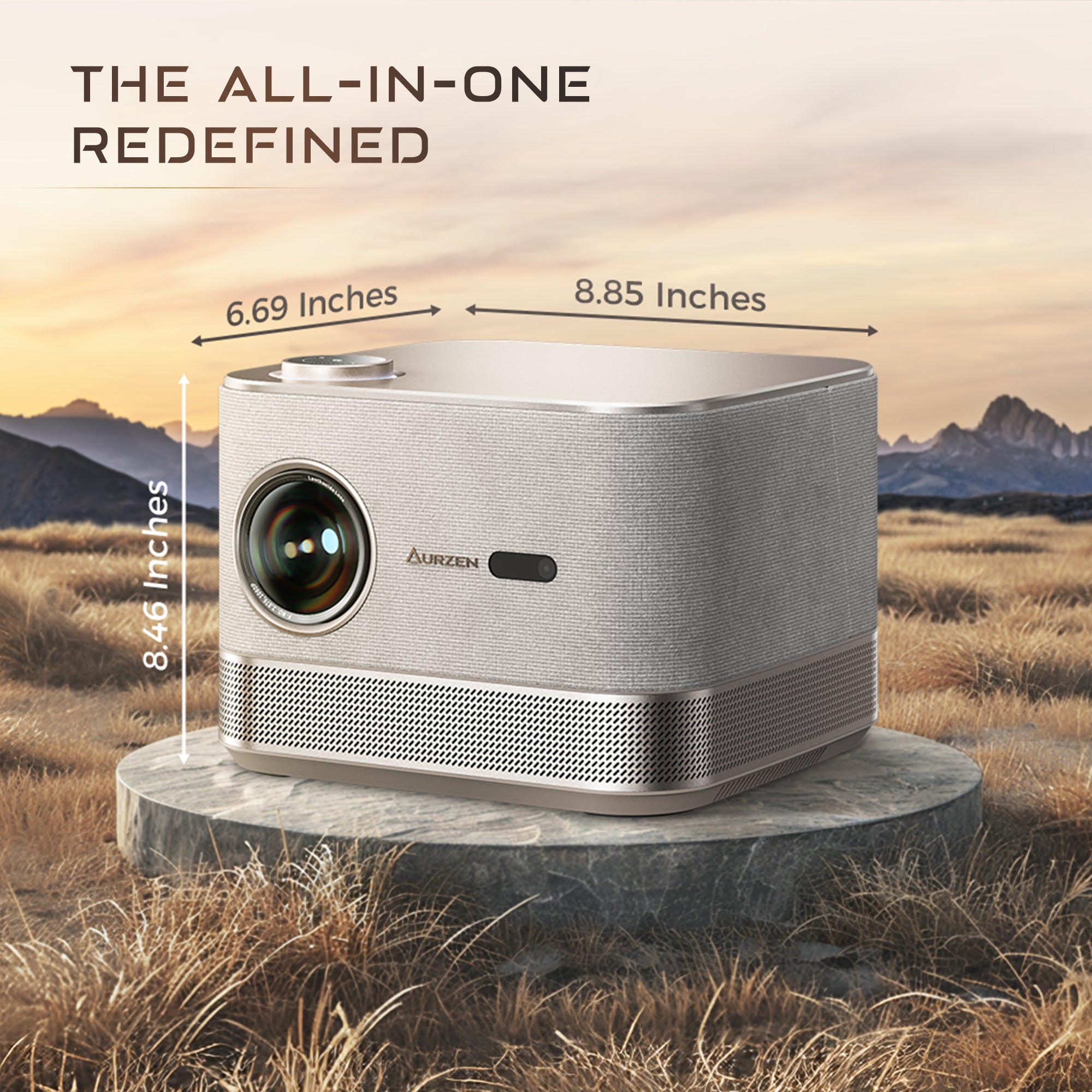 BOOM 3 Projector (Gold)
